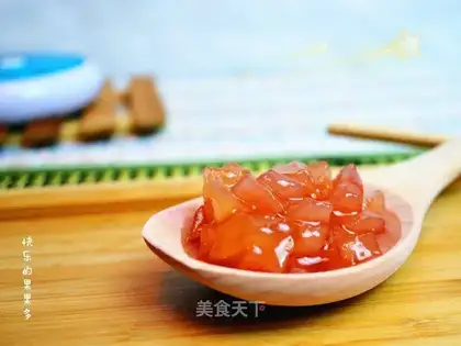 Honey-water peach jam