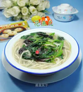 Soy soup, veal, noodle