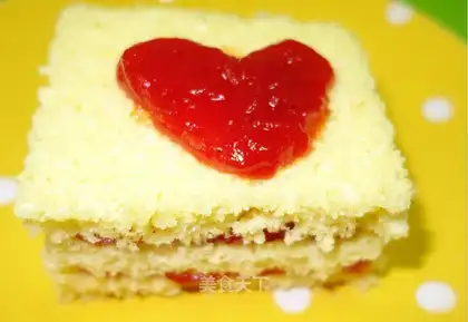 Watermelon sauce and a cupcake