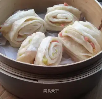 Onion ham rolls