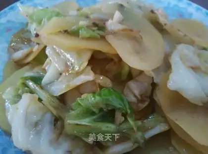 Cracked potato chips