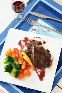 Red steak