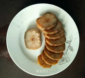 Ice-cracked red date rice