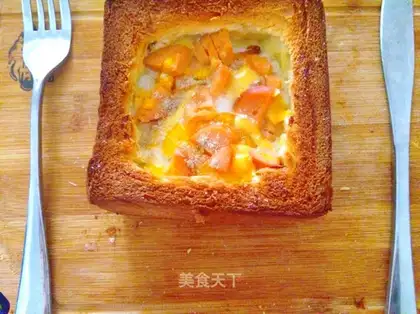 The thick cheese and corn breadbox