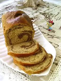 Marble, black and wheat toast