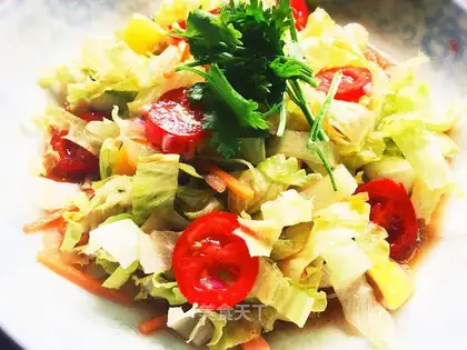 salmon vegetable salad