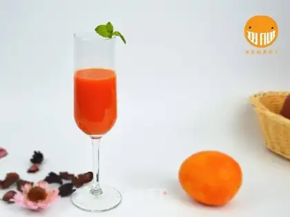 Orange carrot juice