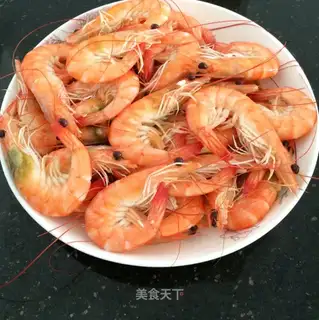 Boiled shrimp