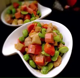♪ Weeded beans ♪