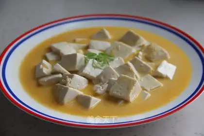 Crab butter tofu