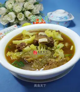 Pork steak soup