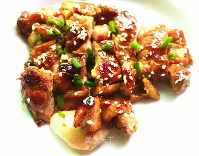 Take the chicken leg chop