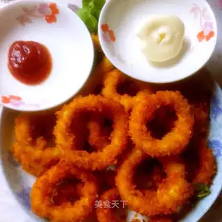 Fried squid rings