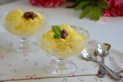 Mango ice cream