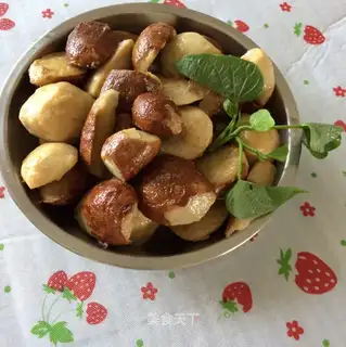 Potato-dry meatballs