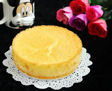 Spongecake with no oil and low sugar
