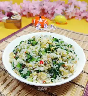 Wheat and egg fried rice