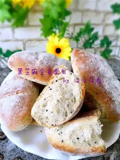 Black sesame bread