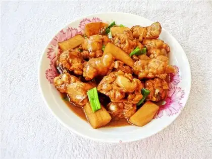 The apricot and the chicken wings