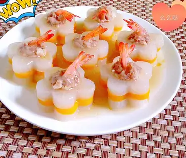 radish shrimp balls