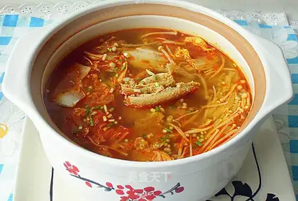 Spicy cow belly pan