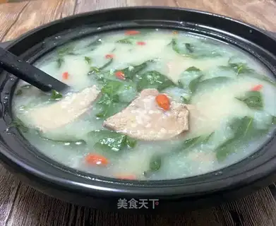Pork liver soup
