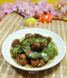 lentils fried ribs