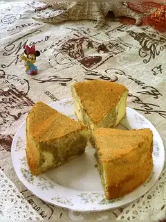 Tea marble cake