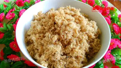 Homemade meat pine