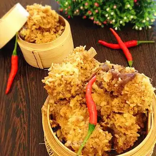 Powder rice varnished ribs