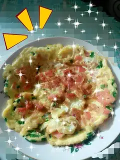Cream of eggs and ham