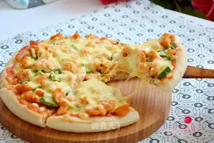 Chicken pizza in Orleans