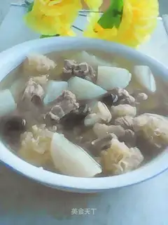radish steak soup