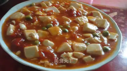 Tomato stew tofu