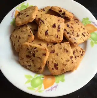 The cranberry cookies