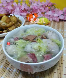 Good ham and cabbage soup