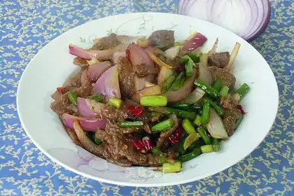 ♪ Ruined beef fried