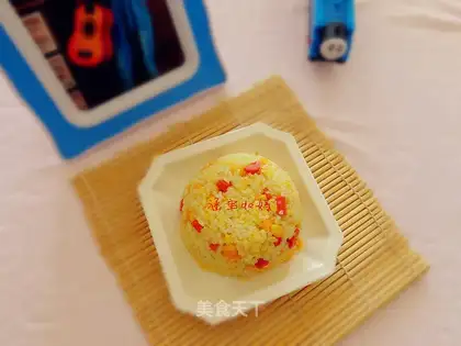 Corn ham and rice