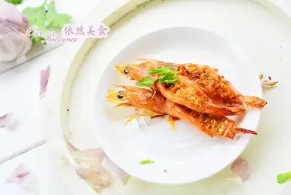 A healthy, fried shrimp