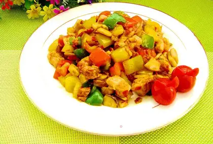 Five-coloured meat
