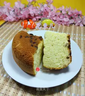 raisin sponge cake