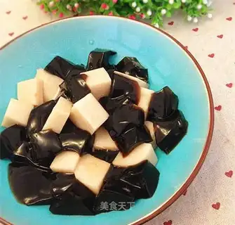 Black and white tofu