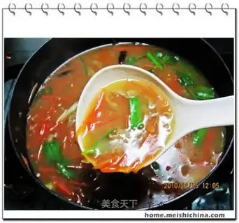 Mutton and carrot hotpot