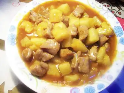 Sweet and sour pork with pineapple