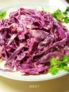 Garlic purple cabbage