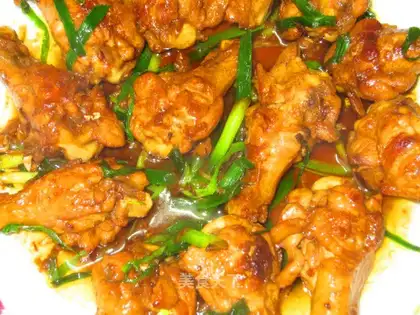 Braised fin with garlic