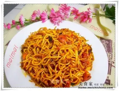 Lazy version of fried noodles