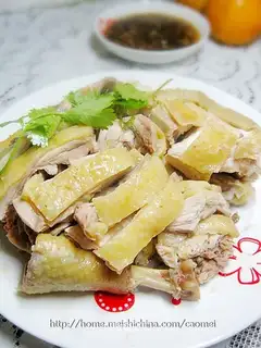 Family version of white-cut chicken