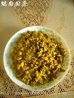 Minced pork and sour beans