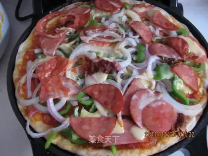 Electric pancake pizza